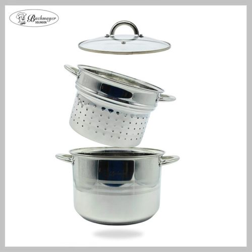 Bachmayer Lonec za kuhanje testenin 3 kosi 7,6 l BMP-04