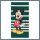 Disney Mickey Green kopalna brisača, plažna brisača 60x120cm BRM016002