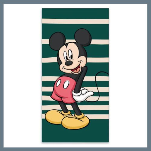 Disney Mickey Green kopalna brisača, plažna brisača 60x120cm BRM016002