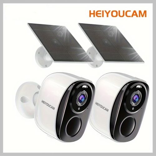 HEIYOUCAM 2 kos sončne celice brezžična zunanja varnostna kamera BV137826