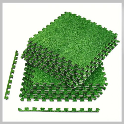 24 kosov premium ploščic iz umetne trave – 32 × 32 cm BY267500-2