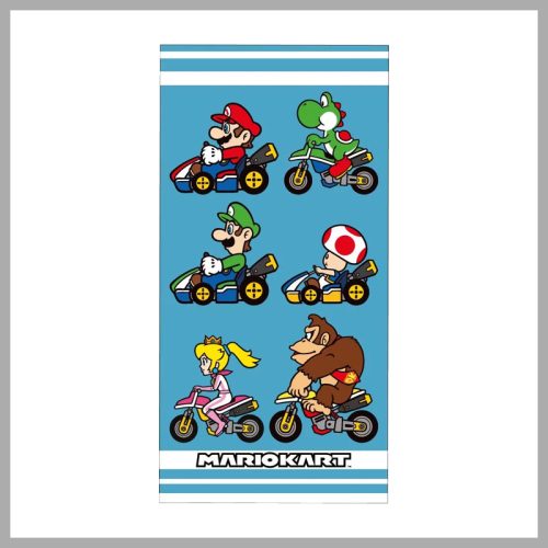 Super Mario Mariokart kopalna brisača, plažna brisača 70x140cm CBX230615MARIO