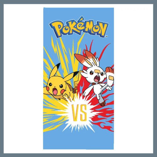 Pokémon Scorbunny kopalna brisača, plažna brisača 70 x 140 cm CBX240515PK