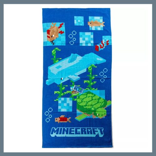 Minecraft Aquatic kopalna brisača, plažna brisača 70x140cm CBX2425104MC
