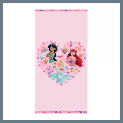 Disney Princes Heartfelt Friendship kopalna brisača, plažna brisača 70x140cm CBX244254DP