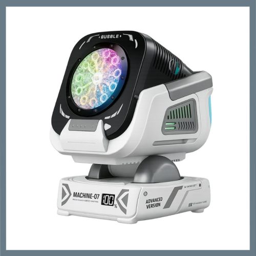 Avtomatski mehurček za mehurčke z RGB lučmi – vrtljiv, z daljinskim upravljalnikom CD1103541