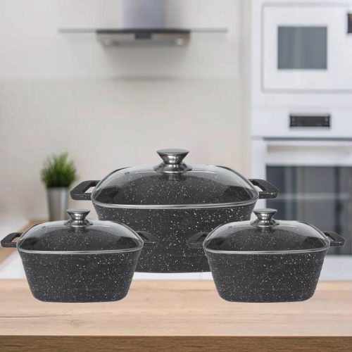 Cheffinger CF-SQC01 Set 6 kvadratnih posod
