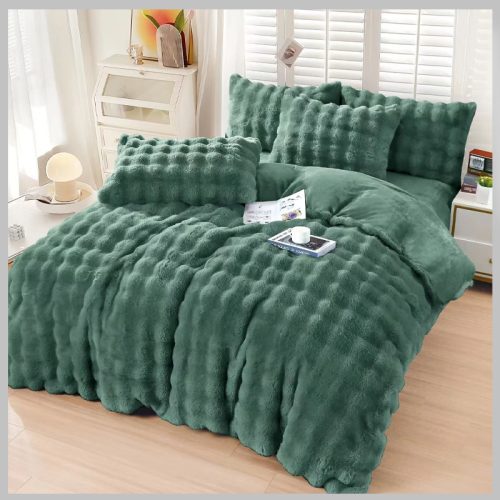 Cocolino Komplet posteljnine Rabbit zelena CS4M01