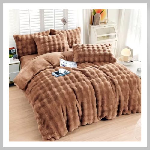 Cocolino Komplet posteljnine Rabbit rjave barve CS4M09