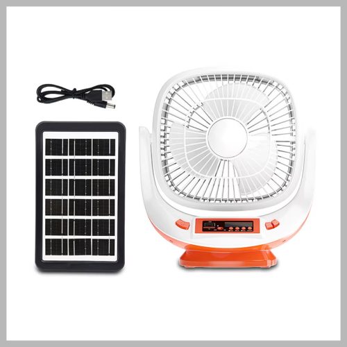 Solarni ventilator z zvočnikom za polnjenje EP-008