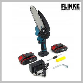   Akumulatorska verižna žaga FLINKE z dolžino reza 6" in 2 baterijama 48V FK-6040