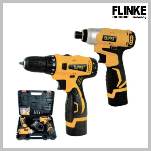 Flinke komplet akumulatorskega vrtalnika in ključev FK-8039 TWIN PACK