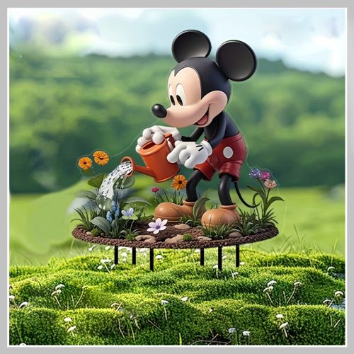2D akrilna zunanja vrtna dekoracija – Mickey Mouse (29 x 20 cm) FU2658833