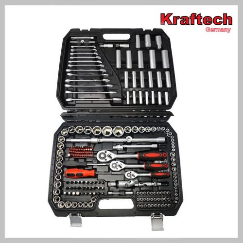 Kraftech 216-delni komplet nasadnih ključev v plastičnem kovčku – HA-0057