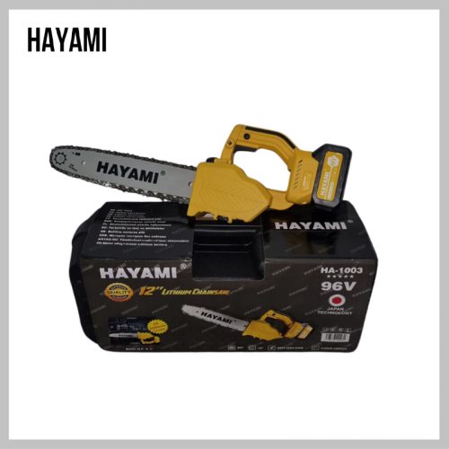 HAYAMI težka akumulatorska verižna žaga 12" 96V HA-1003
