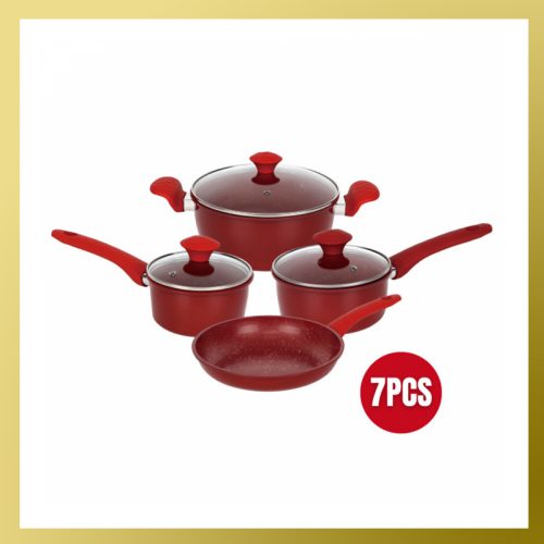 Herzberg litoželezna posoda z oblogo HG-04715RED