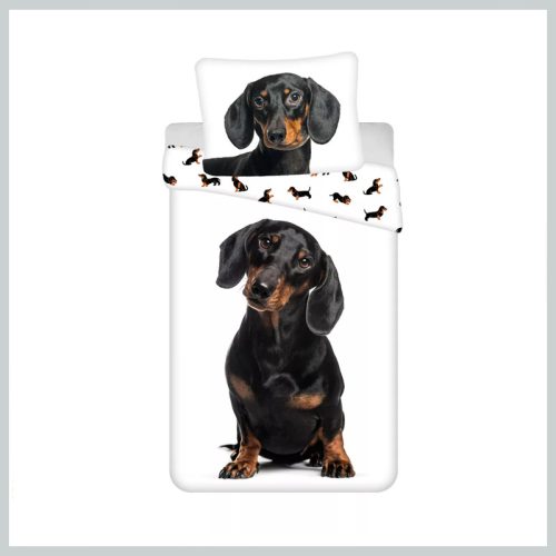Prevleka za posteljo Doggy Dachshund jazbečar 140×200 cm, 70×90 cm JFK037829