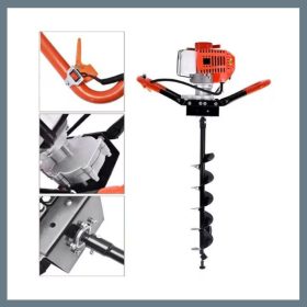   Jon Garden bencinski zemeljski vrtalnik z 2 svedroma 58CC, 6,2 KM – JGTF