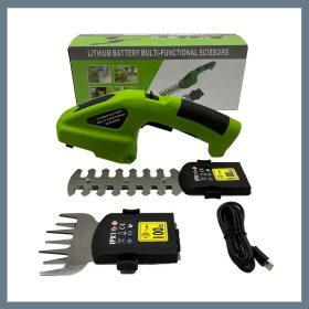   Električne ročne škarje za živo mejo 2 v 1, škarje za obrezovanje JQ14256