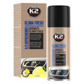   K2 Klima Fresh – Čistilni in osveževalni sprej za klimatsko napravo, vonj limone, 150 ml K222
