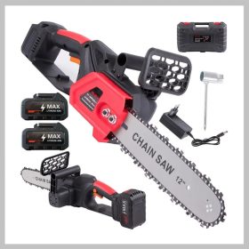   Kraftech 12-palčna akumulatorska verižna žaga 88V z 2 baterijama