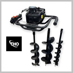   THO Lux Profesionalni bencinski vrtalnik za zemljo 6,3 HP M-9028 s 3 stebli