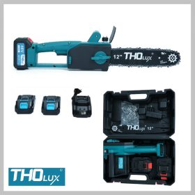   Akumulatorska verižna žaga THO, 48 V, z 2 baterijama, 12" M-9602b