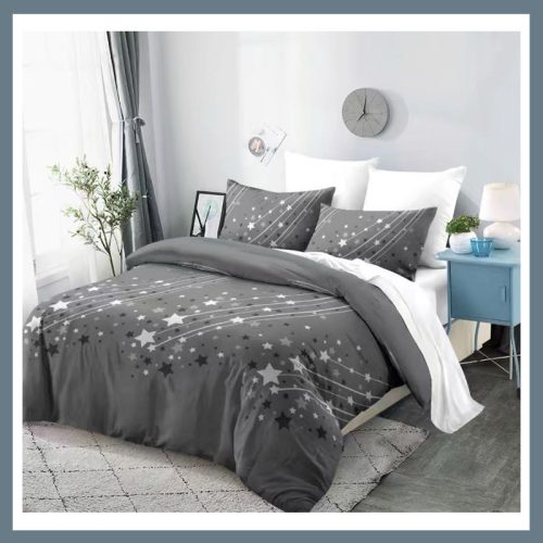 Komplet 7 kosov posteljnine Moon, bordo MOON5