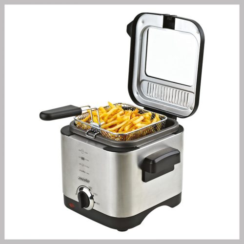 Mesko cvrtnik za olje, 1,5 l - siv MS4910