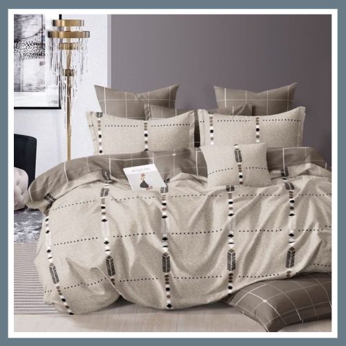 Flanelna posteljna prevleka Homa ALEVA STILL 7-delna 140x200 cm OBF-25-1119-1