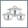 Platinum 6-plastni set posode iz nerjavečega jekla PL-10012