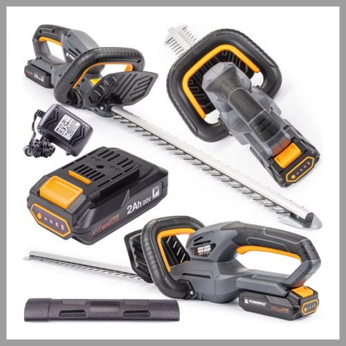 POWERMAT akumulatorske škarje za živo mejo 45 cm PM-NA-20C