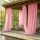 Svetlobno prepustna zavesa roza 2 kos 132x215 QB1096473-r132215