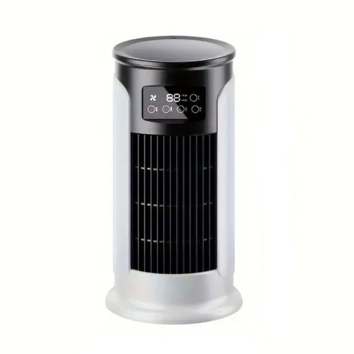 Mini vlažilnik z ventilatorjem – USB, LED ambientalno osvetlitev QQ2343890
