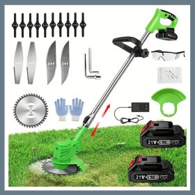 Akumulatorski električni trimer 21V z baterijo QU181350