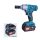 Akumulatorski udarni ključ ForceTools z 2 kosoma baterij RK-4058