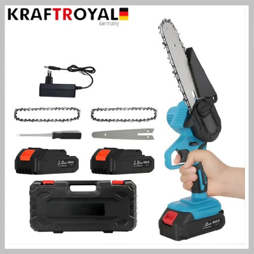 Kraft Royale Akumulatorska Verižna Žaga 6" RK-EChain – Kompaktna moč za vsako delo!
