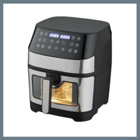   Royalty Line vročozračna pečica, 8 litrov, 1700 W, črna RL-AF5413D