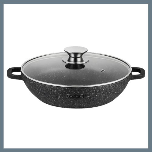 Royalty Line 40 cm plitva posoda z marmornim premazom - 11,3 litra RL-BR40MG