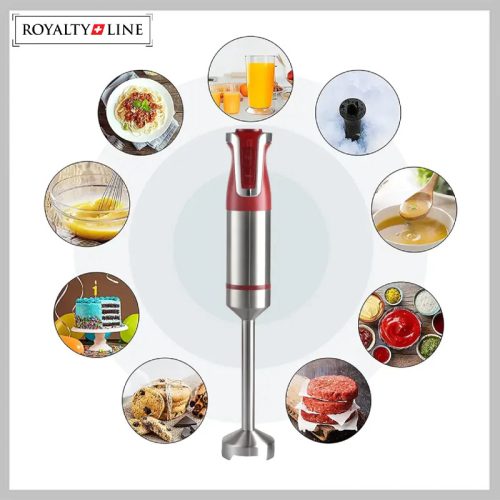Royalty Line Ročni mešalnik 800W rdeč – RL-ESTM800RED