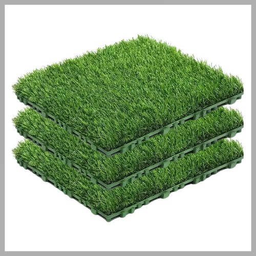 3 kos umetne trave – 30 × 30 cm RX2290295
