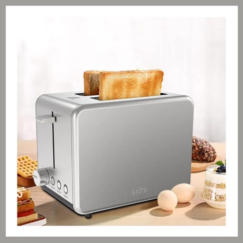 Toaster WINNING STAR - ohišje iz nerjavečega jekla, 2 rezini ST-9325