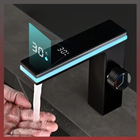 Moderna črna pipa z LCD zaslonom TB1300902