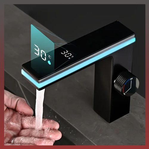 Moderna črna pipa z LCD zaslonom TB1300902