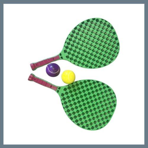Komplet za plažni tenis – 2 loparji + 2 penasti žogici TENZEE_ZE