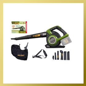   PROCRAFT VB20 Akumulatorski pihalnik listja/vakuumski sesalnik (brez baterije in polnilnika)