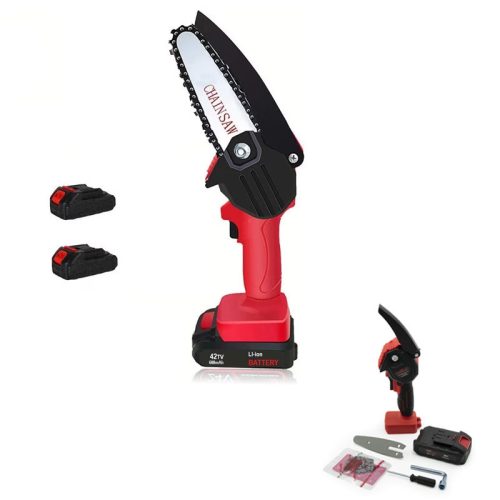 Worthair mini verižna žaga z 2 baterijama