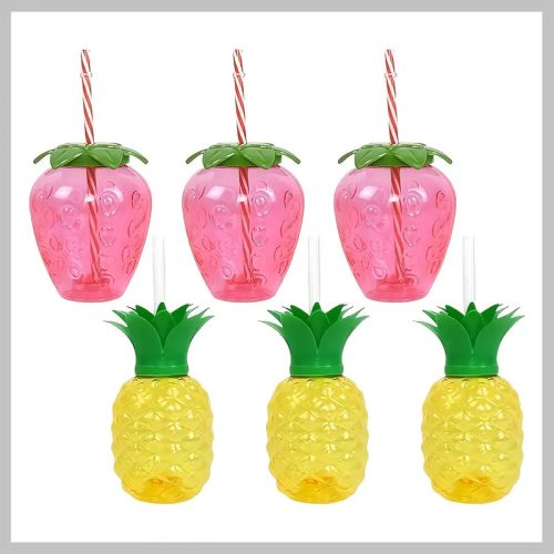 Ananas-Jagodni Hawaii Party Set kozarcev – 6 kosov – WF1356143