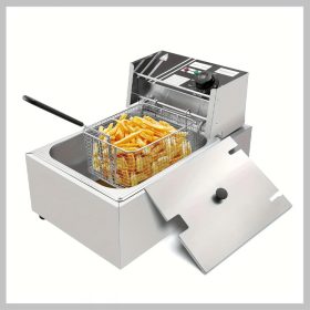   NIRVA 6L Industrijska friteza – Nerjaveče jeklo, snemljiv rezervoar XE1375490