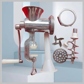 Litoželezni mlinček za meso / polnilec klobas XK324514